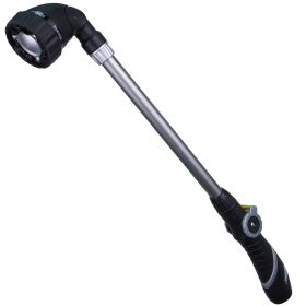Thumb Control Watering Wand with Rotating Head Heavy Duty 22 Inch Ergonomic Sprayer Wand Adjustable Spray Garden Hose Nozzles Hanging Basket Wand