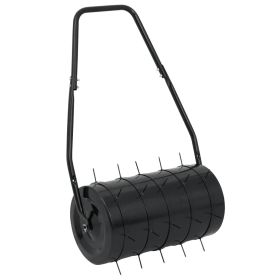 Lawn Roller Black Iron and Steel Not Specified Rollable
