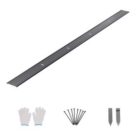 Metal Landscape Edging, 8 Packs 72 in Rust-Resistant Aluminum Alloy Landscape Edging, Bendable Garden Edging Border