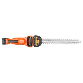 Electric Hedge Trimmer, 1200 RPM, Cordless Hedge Trimmer for Low Branch, 20V 2A Battery, Bush Trimmer with 20 in Dual Action Blade & Secure Desig