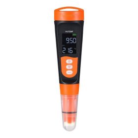 PH Meter, 0-14 PH Range, IP68 Waterproof Probe, Pocket Tester Kit With Calibration Powder Packets, VA Display Screen, For Drinking Water, Hydropo (Option: Default)