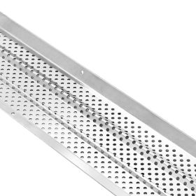 Gutter Guard, 5 Inch Aluminum Gutter Cover Heavy-Duty, 32ft Length Protection Cover For Leaf & Debris, 0.02 In Thickness Mill Finish, Easy DIY In (Option: Default)