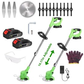 Cordless Grass Trimmer Rechargeable Lawn Mower (Type: 21V Trimmer Set)