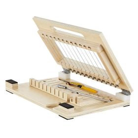 Soap Cutter, Cut 1-12 Bars, Precisely And Accurately Cut 1" Bars, Wood Frame With Stainless Steel Wire, With Extra Wires, Multi Handmade Soap Wir (Option: Default)