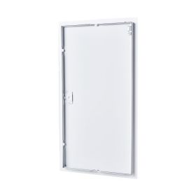 Access Panel For Drywall, 25.3 X 13.3 In Galvanized Steel Access Door, Easy Install Hinged Service Panel With Screwdriver Latch, For Ceiling Plum (Option: Default)