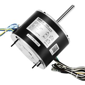 Condenser Fan Motor With Capacitor, 1 4HP 825RPM 208-230V, Compatible With GE Genteq 5KCP39LFBE31S 5KCP39LFY534AS, Lennox 12Y65 92W75, Carrier HC (Option: Default)